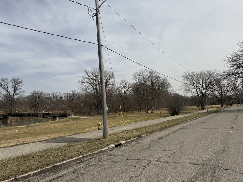 Mott Park Golf Course (Mott Park Disc Golf Course) - March 15 0008 Photo (newer photo)